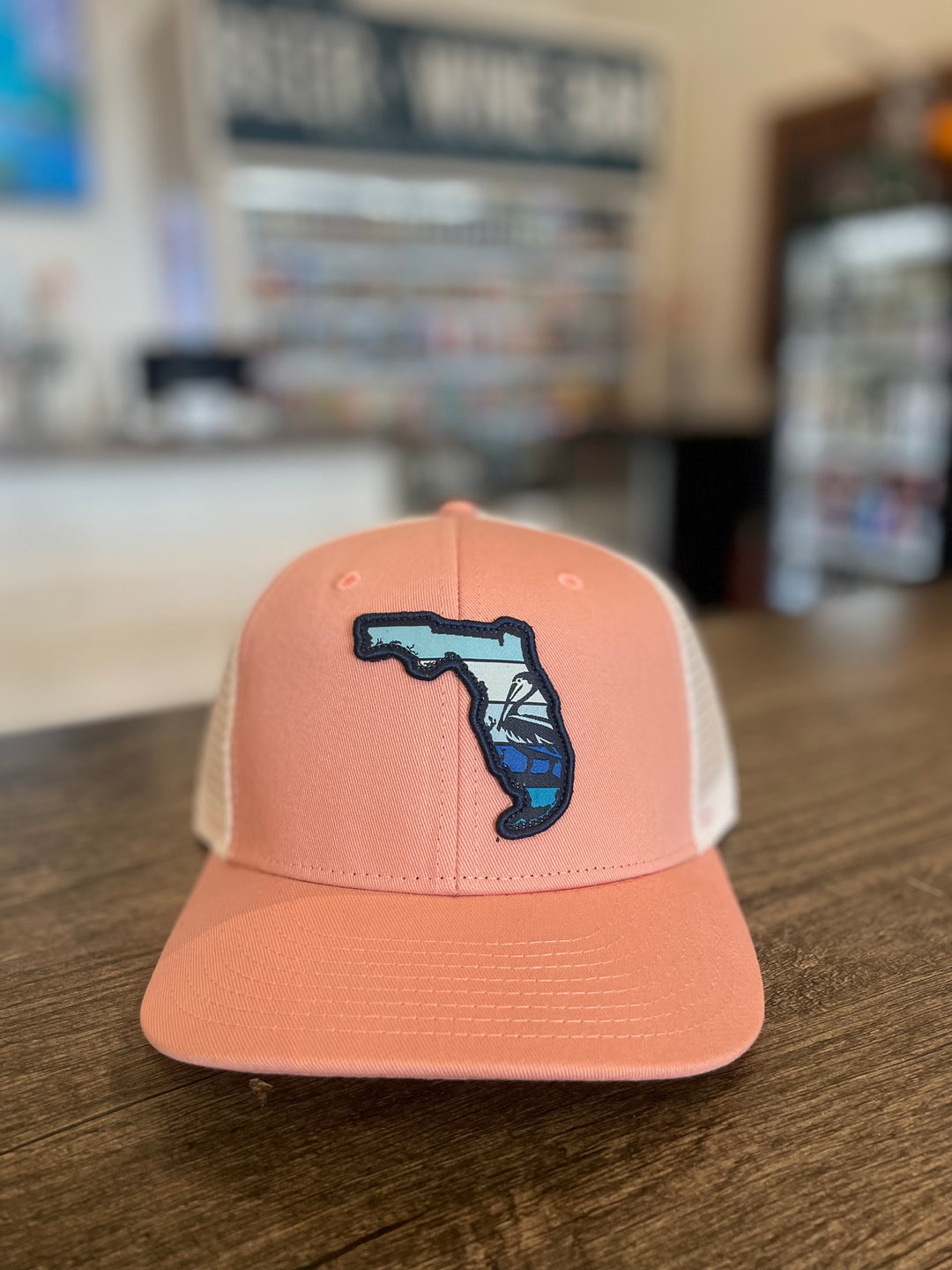 Florida Pelican Snapback - Rose