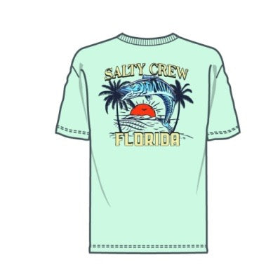 Florida Wahoo Mens S/S Tee - Topaz Heather