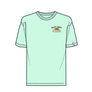 Florida Wahoo Mens S/S Tee - Topaz Heather