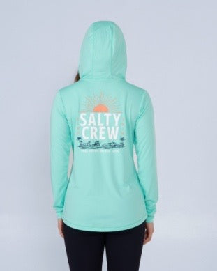 Cruisin Hooded Sunshirt - Sea Foam