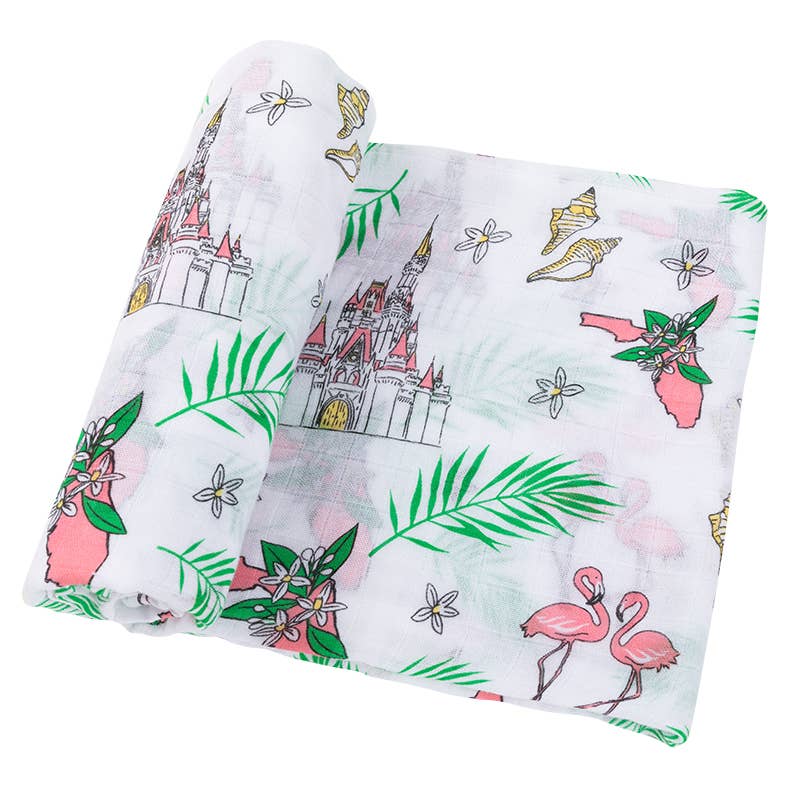 Florida Swaddle Blanket (Floral)